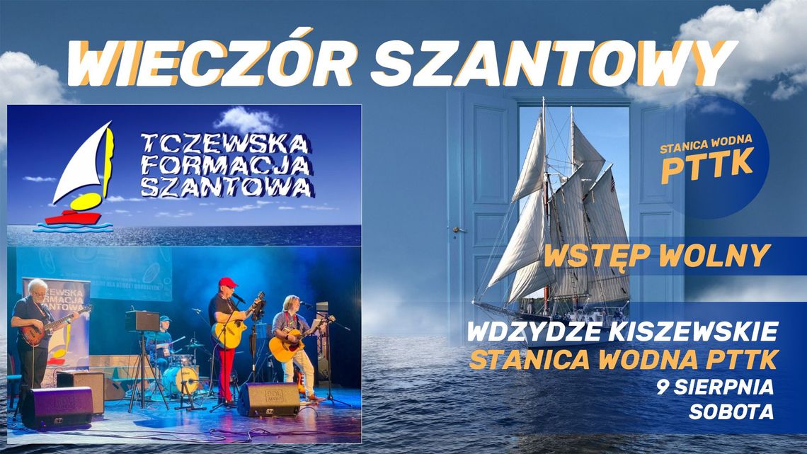 Wdzydze: koncert Tczewskiej Formacji Szantowej Wdzydze: koncert Tczewskiej Formacji Szantowej