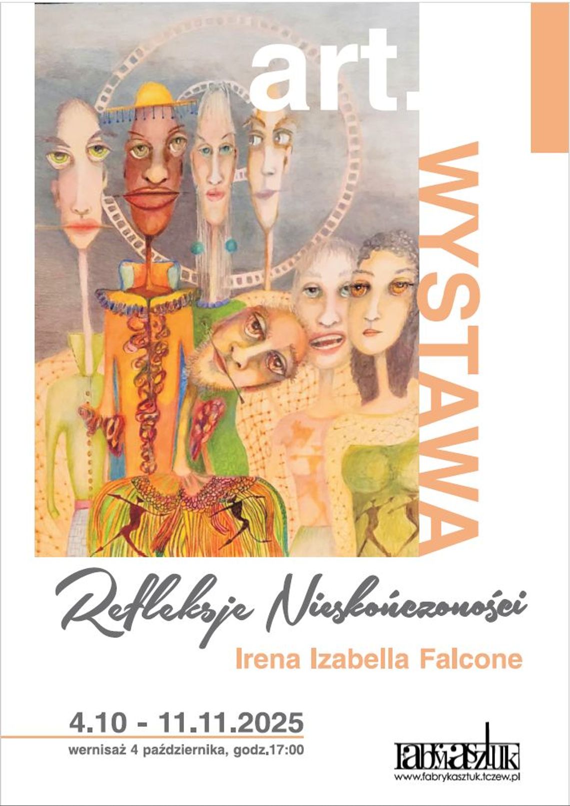 Wernisaż "Refleksje nieskończoności" Ireny Izabelli Falcone Wernisaż "Refleksje nieskończoności" Ireny Izabelli Falcone