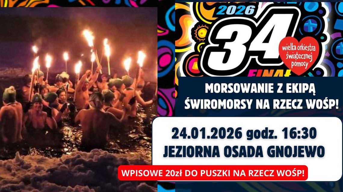 WOŚP-owe morsowanie z pochodniami WOŚP-owe morsowanie z pochodniami
