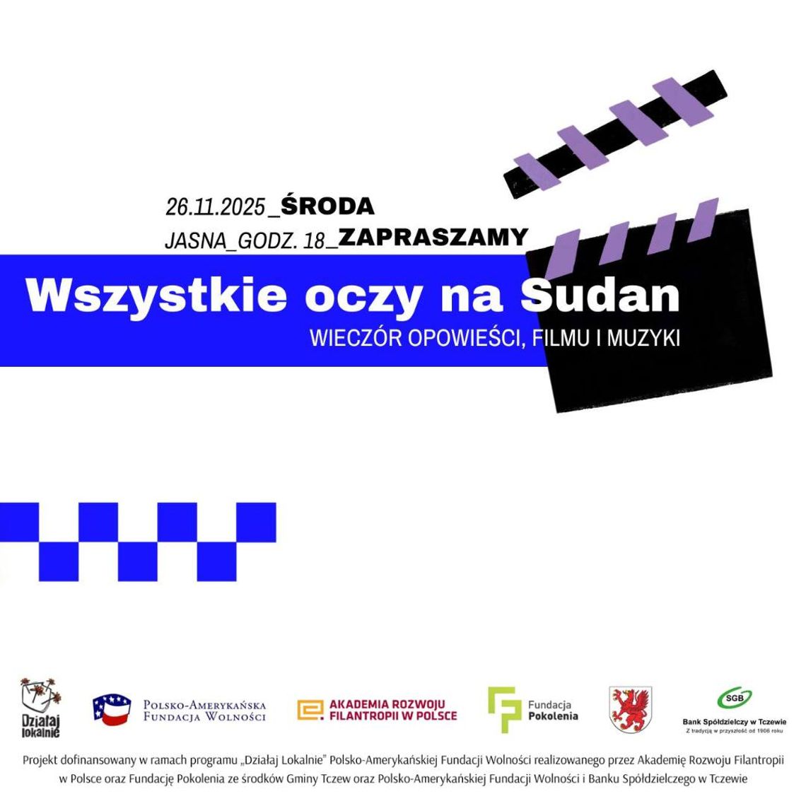 Wszystkie oczy na Sudan - wieczór opowieści, filmu i muzyki Wszystkie oczy na Sudan - wieczór opowieści, filmu i muzyki