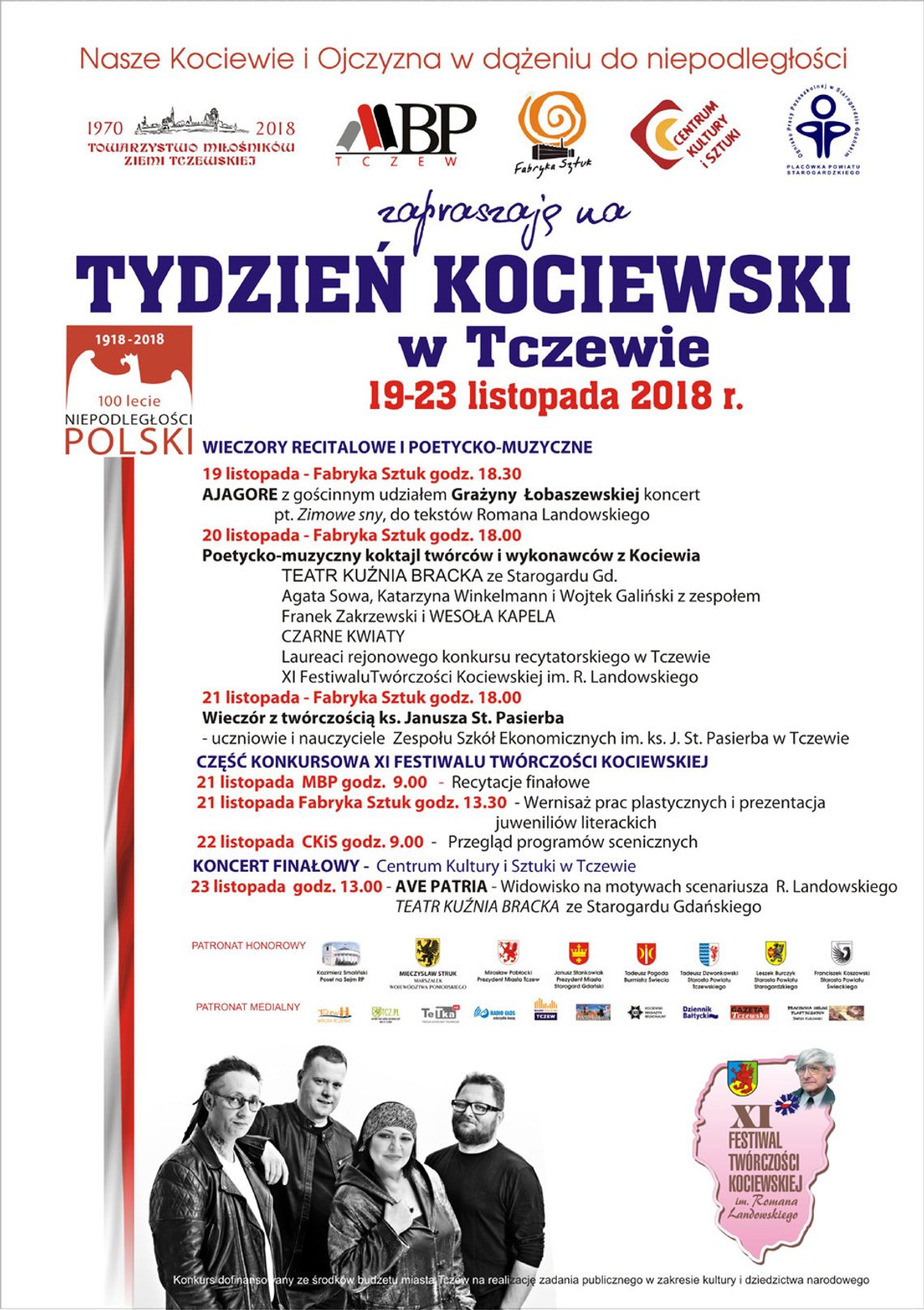 XI Festiwal Twórczości Kociewskiej im. Romana Landowskiego