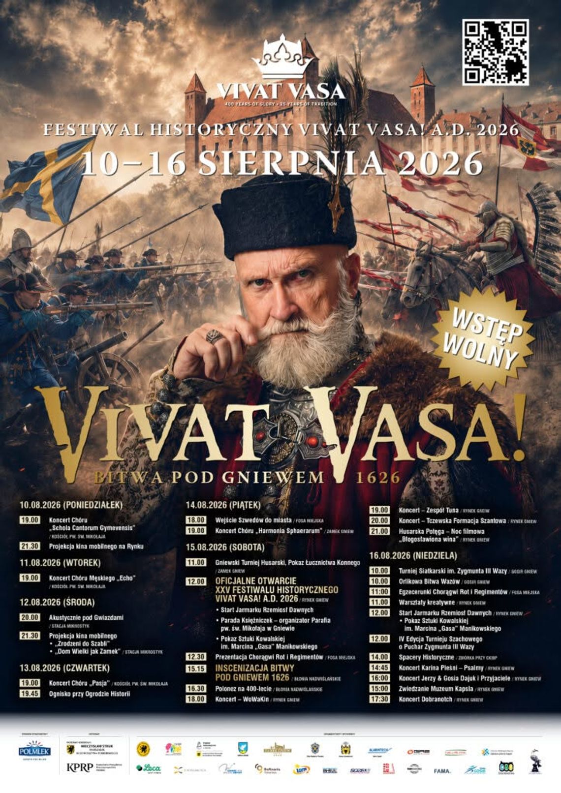 Gniew: XXV Festiwal Historyczny VIVAT VASA Gniew: XXV Festiwal Historyczny VIVAT VASA