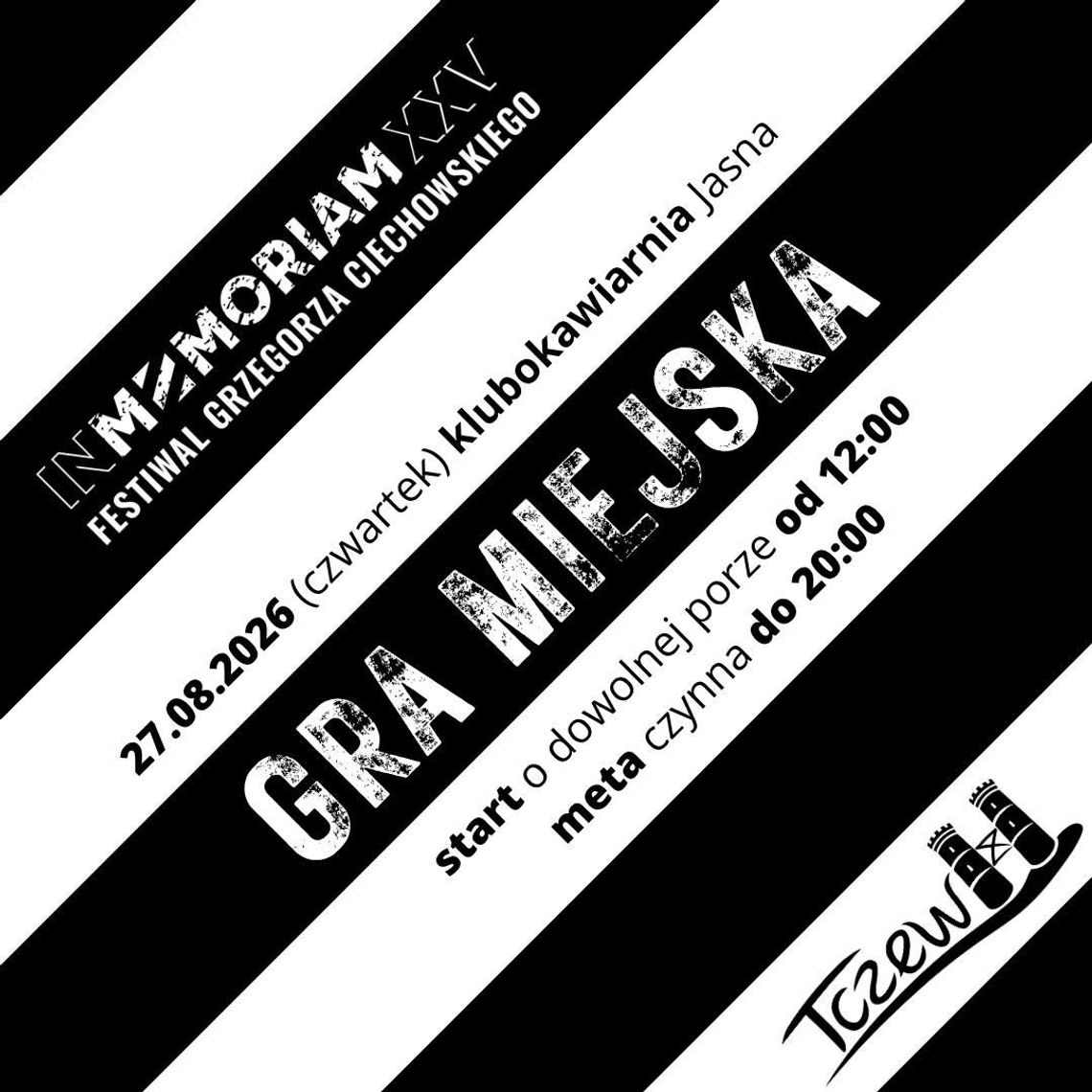XXV In Memoriam Festiwal Grzegorza Ciechowskiego: Gra miejska XXV In Memoriam Festiwal Grzegorza Ciechowskiego: Gra miejska