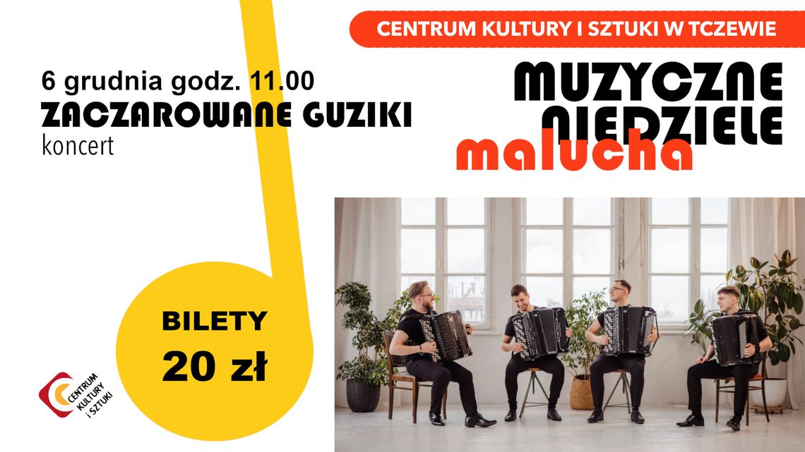 Zaczarowane guziki - koncert |Muzyczne Niedziele Malucha Zaczarowane guziki - koncert |Muzyczne Niedziele Malucha
