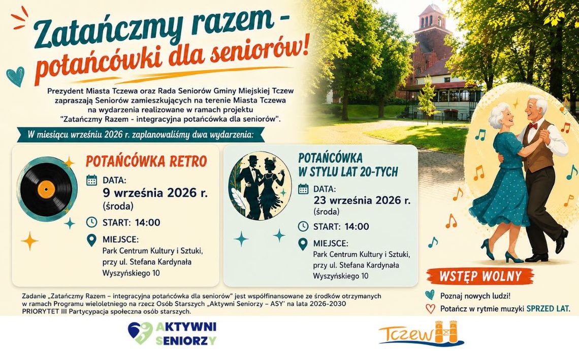 Zatańczmy Razem – integracyjna potańcówka dla seniorów Zatańczmy Razem – integracyjna potańcówka dla seniorów