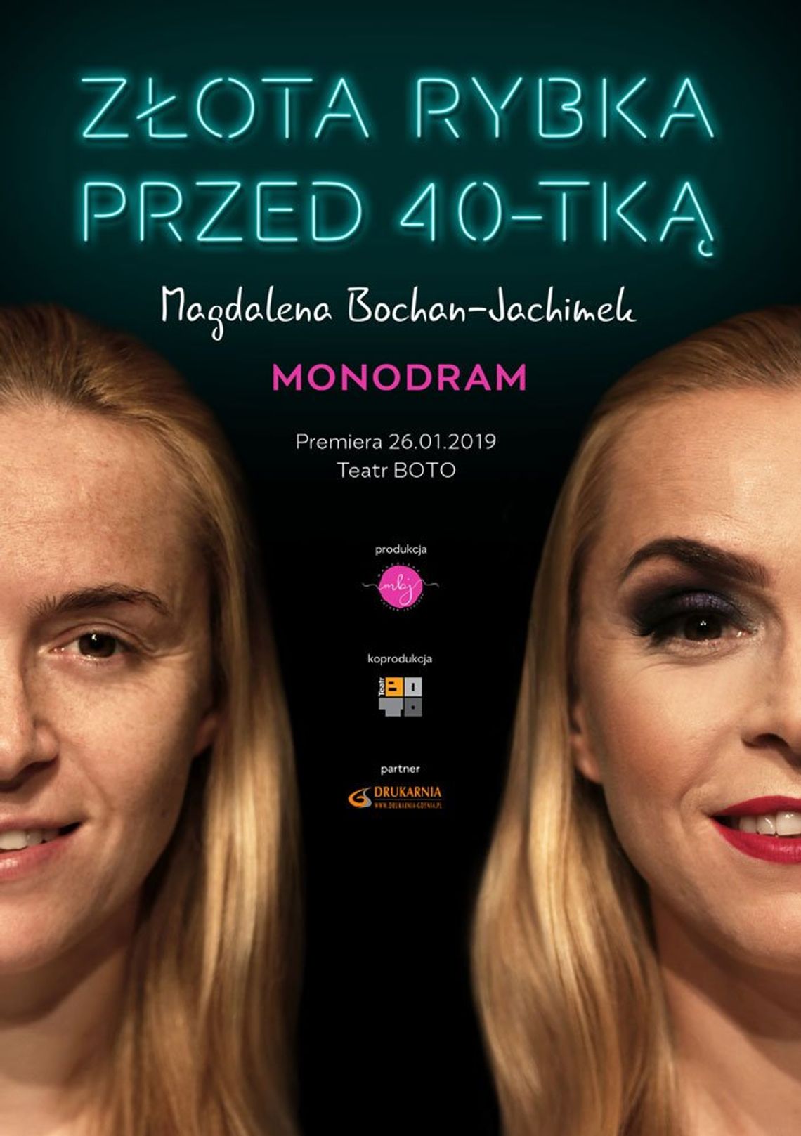 „Złota Rybka przed 40-tką” monodram Magdaleny Bochan-Jachimek „Złota Rybka przed 40-tką” monodram Magdaleny Bochan-Jachimek
