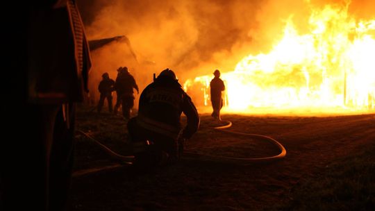 Pożar w Lisewie Malborskim