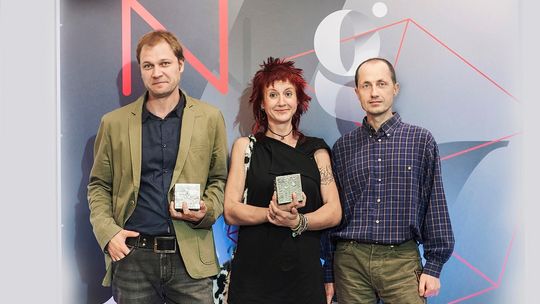 Laureaci tegorocznej edycji Nagrody: Krzysztof Siwczyk, Salcia Hałąs, Michał Sobol